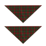 Christmas Tartan Pattern Print Dog Bandana