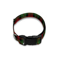 Christmas Tartan Pattern Print Dog Collar