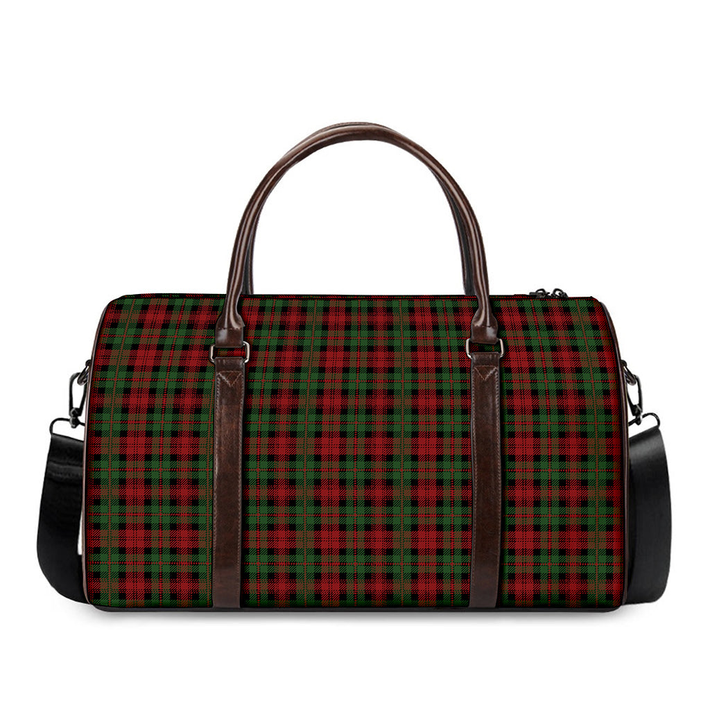 Christmas Tartan Pattern Print Duffle Bag