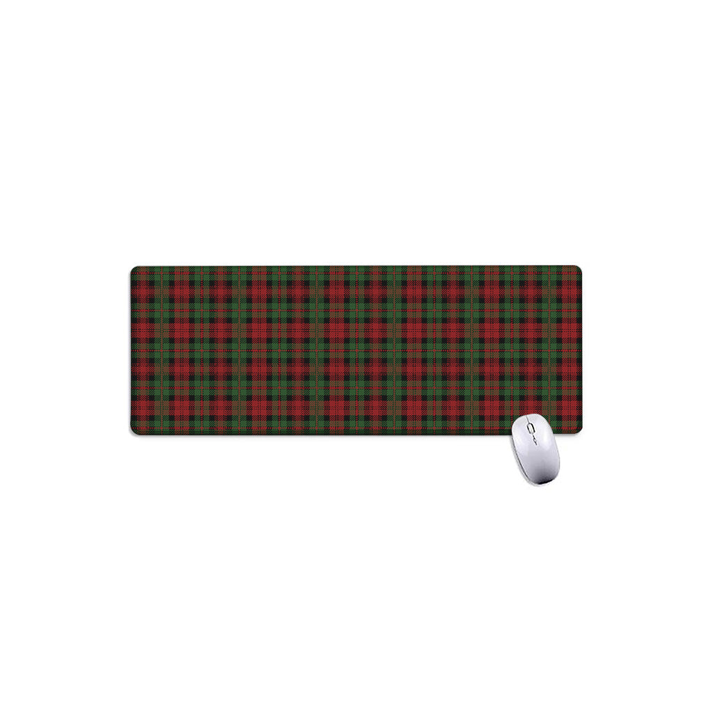 Christmas Tartan Pattern Print Extended Mouse Pad