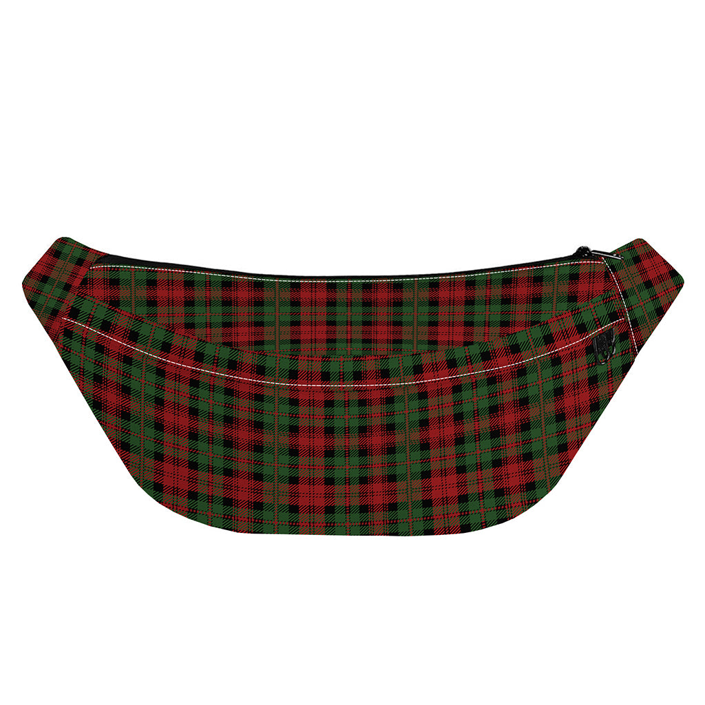 Christmas Tartan Pattern Print Fanny Pack