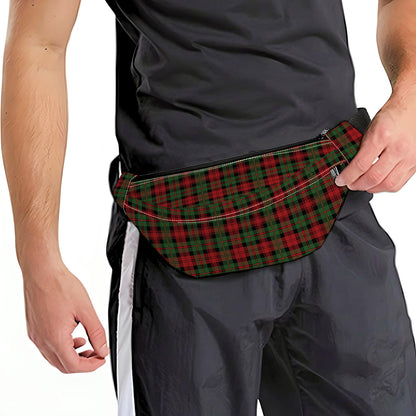 Christmas Tartan Pattern Print Fanny Pack