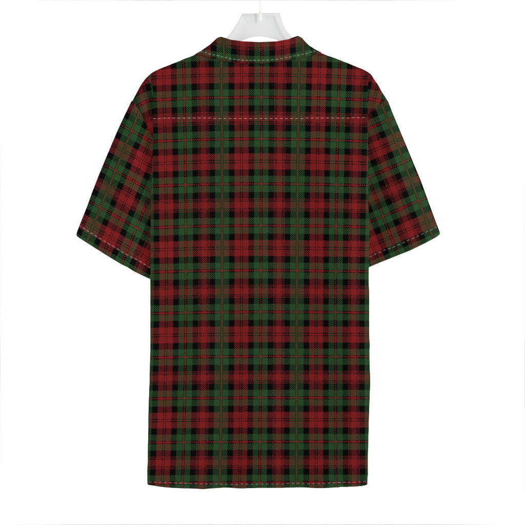 Christmas Tartan Pattern Print Hawaiian Shirt