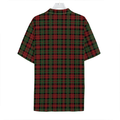 Christmas Tartan Pattern Print Hawaiian Shirt