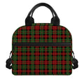 Christmas Tartan Pattern Print Insulated Lunch Bag