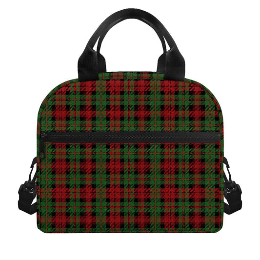 Christmas Tartan Pattern Print Insulated Lunch Bag
