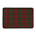 Christmas Tartan Pattern Print Kitchen Mat