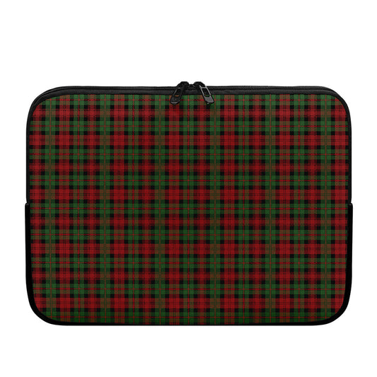 Christmas Tartan Pattern Print Laptop Sleeve