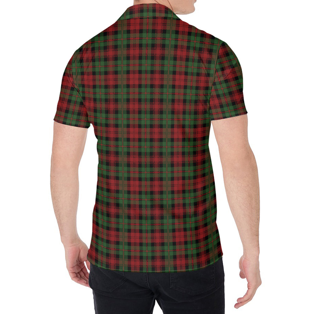 Christmas Tartan Pattern Print Men's Shirt