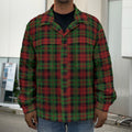 Christmas Tartan Pattern Print Men's Shirt Jacket