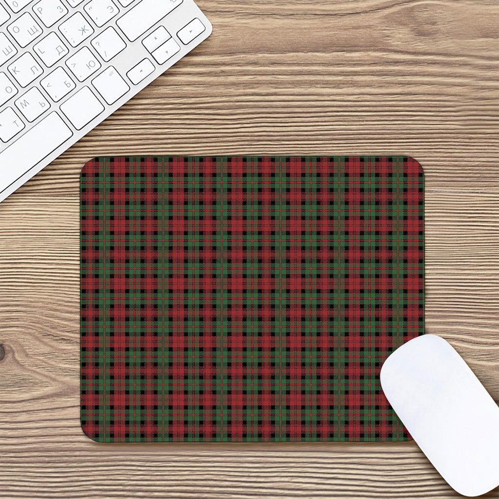 Christmas Tartan Pattern Print Mouse Pad