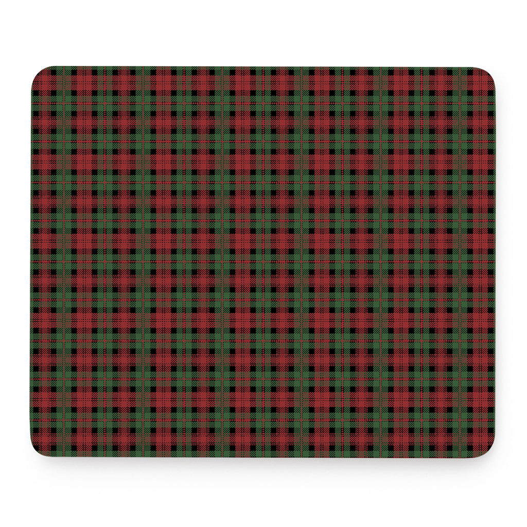 Christmas Tartan Pattern Print Mouse Pad