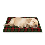 Christmas Tartan Pattern Print Pet Cooling Mat Cover