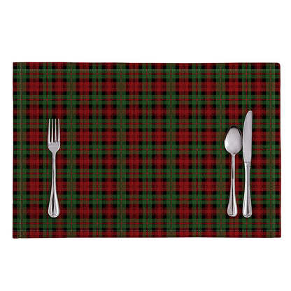 Christmas Tartan Pattern Print Placemat