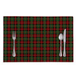 Christmas Tartan Pattern Print Placemat