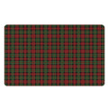Christmas Tartan Pattern Print Polyester Doormat