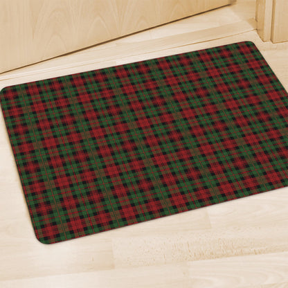 Christmas Tartan Pattern Print Polyester Doormat