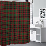 Christmas Tartan Pattern Print Premium Shower Curtain