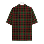 Christmas Tartan Pattern Print Rayon Hawaiian Shirt