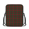 Christmas Tartan Pattern Print Rectangular Crossbody Bag