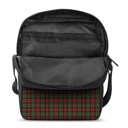 Christmas Tartan Pattern Print Rectangular Crossbody Bag