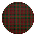 Christmas Tartan Pattern Print Round Blanket