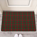 Christmas Tartan Pattern Print Rubber Doormat