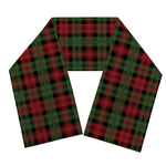 Christmas Tartan Pattern Print Scarf
