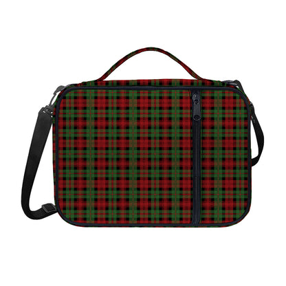 Christmas Tartan Pattern Print Shoulder Strap Bible Bag