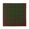 Christmas Tartan Pattern Print Silk Bandana