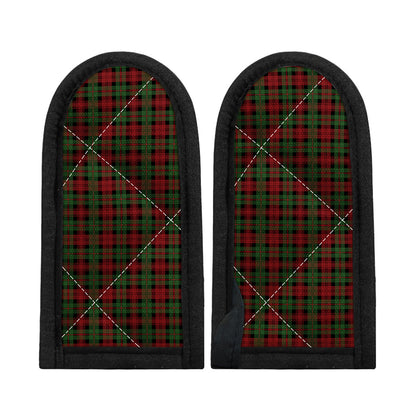 Christmas Tartan Pattern Print Skillet Handle Cover