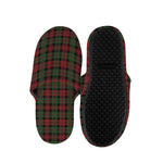 Christmas Tartan Pattern Print Slippers