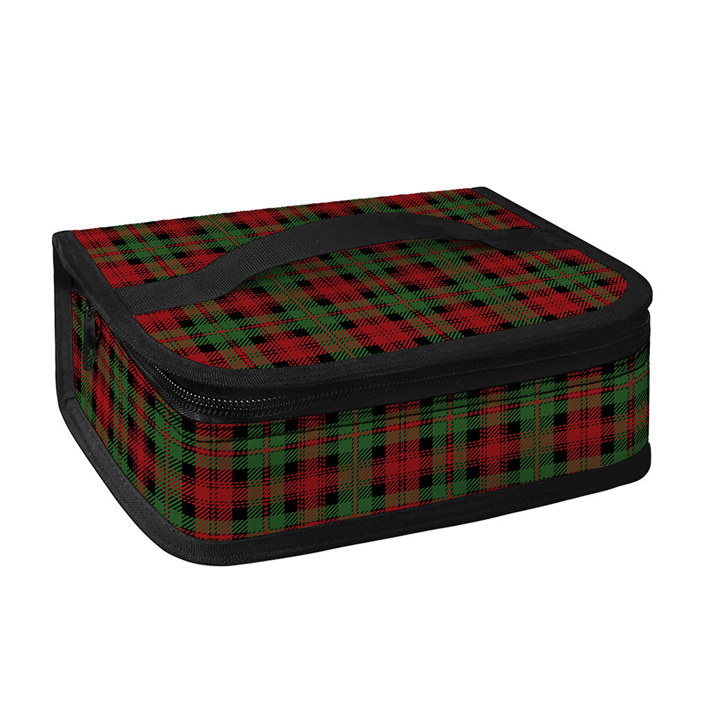 Christmas Tartan Pattern Print Small Lunch Bag