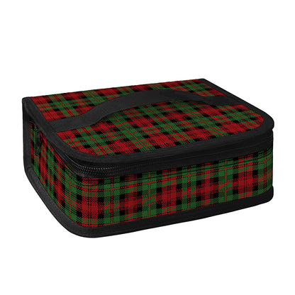 Christmas Tartan Pattern Print Small Lunch Bag