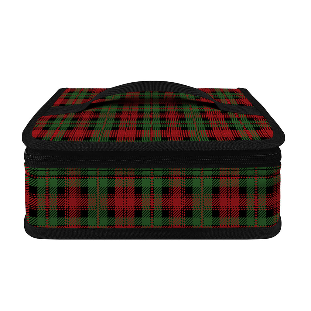 Christmas Tartan Pattern Print Small Lunch Bag