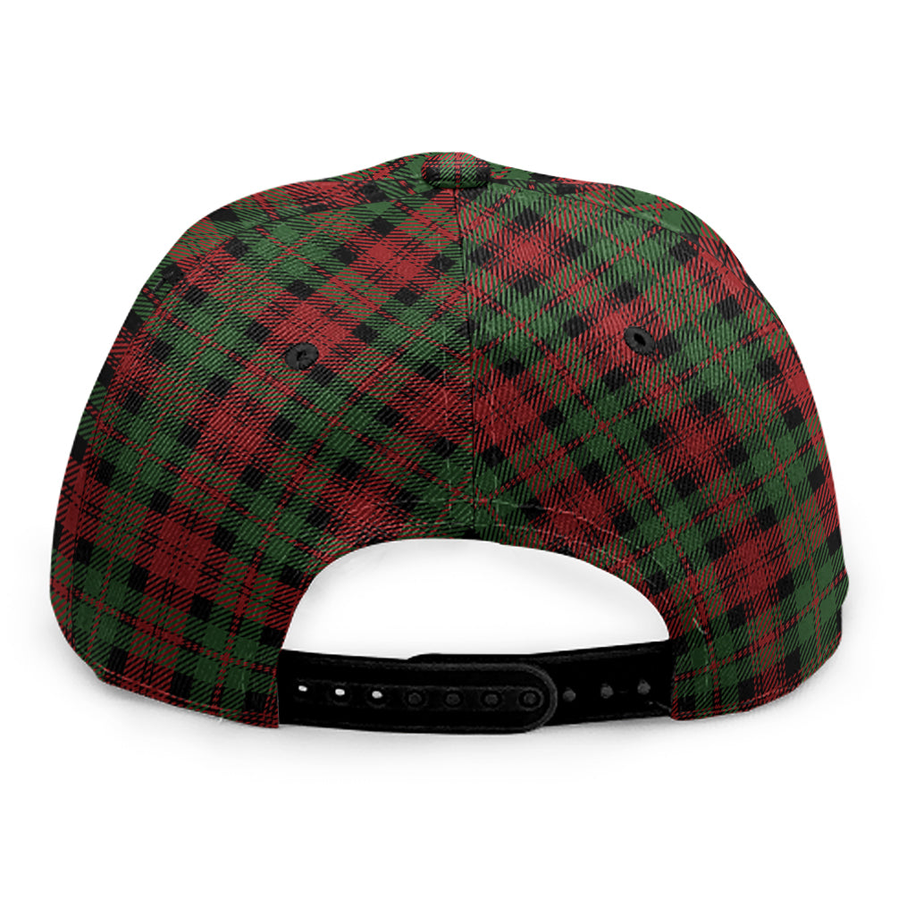Christmas Tartan Pattern Print Snapback Cap