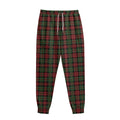 Christmas Tartan Pattern Print Sweatpants