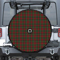 Christmas Tartan Pattern Print Tire Cover With Camera Hole