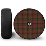 Christmas Tartan Pattern Print Tire Cover With Camera Hole