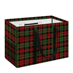 Christmas Tartan Pattern Print Utility Tote Bag