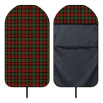 Christmas Tartan Pattern Print Waterproof Car Seat Cover