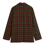 Christmas Tartan Pattern Print Women's Blazer