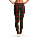 Christmas Tartan Pattern Print Women's Leggings