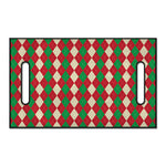 Christmas Themed Argyle Pattern Print Golf Cart Seat Cover