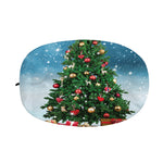 Christmas Tree And Snow Print Car Side Mirror Covers