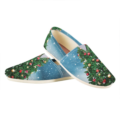 Christmas Tree And Snow Print Casual Shoes