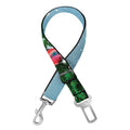 Christmas Tree And Snow Print Dog Seat Belt