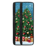 Christmas Tree And Snow Print Refrigerator Handle Covers