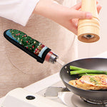 Christmas Tree And Snow Print Skillet Handle Cover