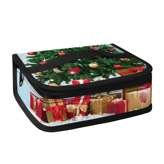 Christmas Tree And Snow Print Small Lunch Bag